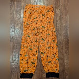 Ghost Halloween Drawstring Jogger Lounge Pants Worn Once Size 3x